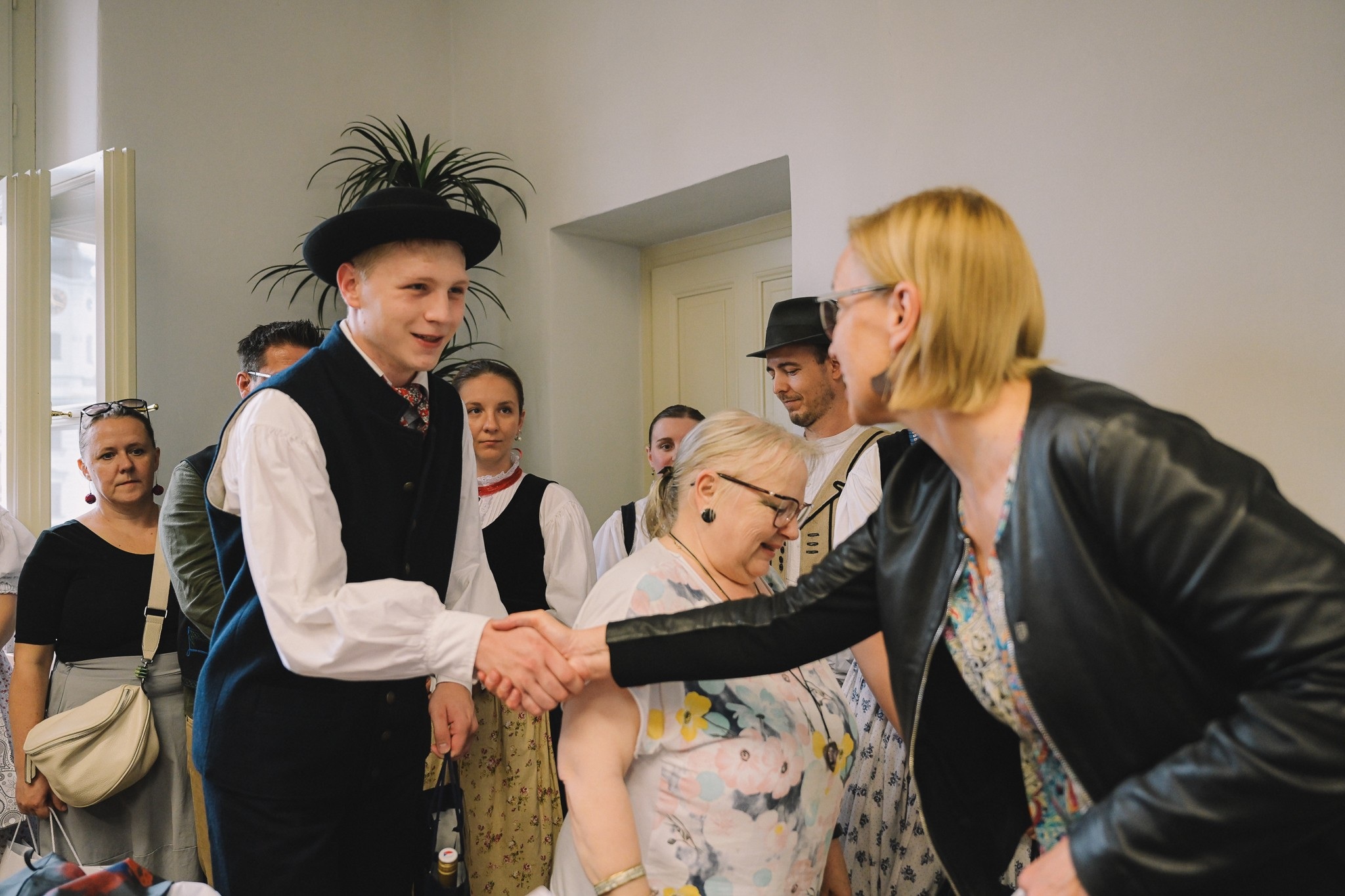 Přijetí v domě U Špuláků